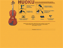 Tablet Screenshot of huoku.hr